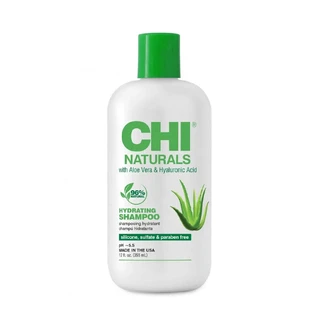 Chi Naturals con Aloe Vera y Ácido Hialurónico Champú Hidratante 355ml