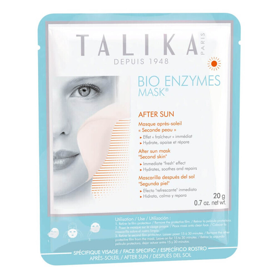 Buy Talika Bio Enzymes After Sun Mask After Sun Mask Second Skin Effect 20g Talika Bio Enzymes After Sun Mask After Sun Mask Second Skin Effect 20g