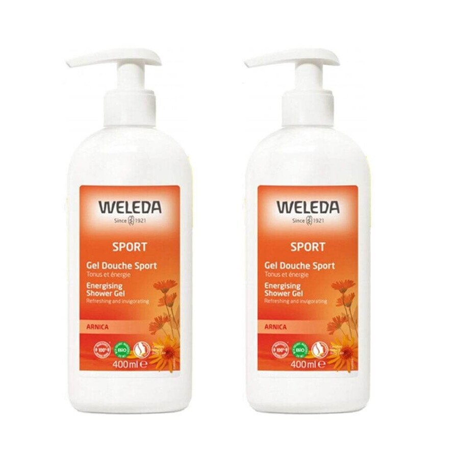 Weleda Arnica Gel de Ducha Sport Pour tous les types de peau 2x400ml