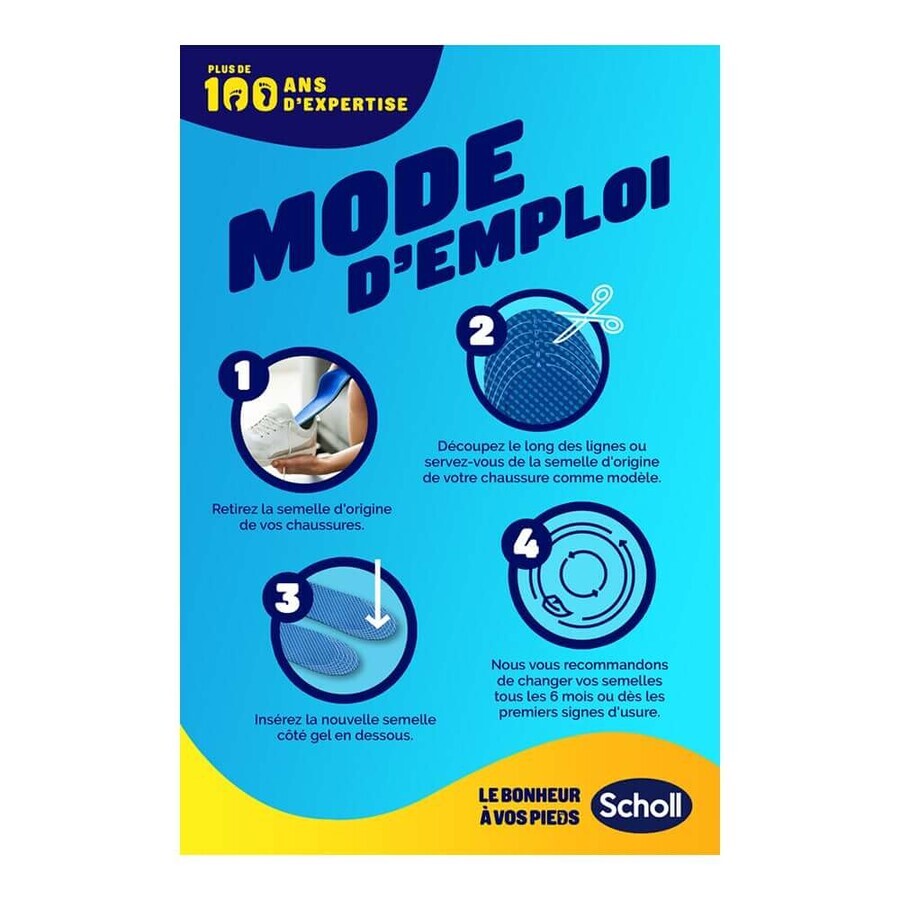 Scholl Expert Support Comfort Insoles City Shoes x1 pereche