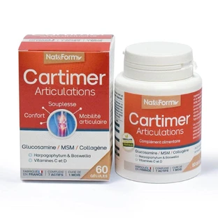 Nat&Form Cartimer Articulations 10g + Vitamins C 60 gélules