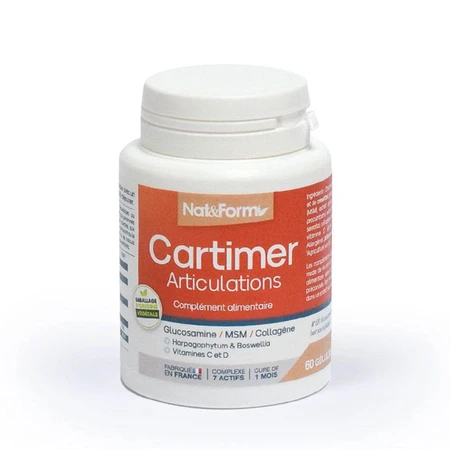 Nat&Form Cartimer Articulations 10g + Vitamins C 60 gélules