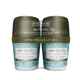 Sanoflore Deodorants 48h Organic Mentha Deodorant Women and Men 2x50ml