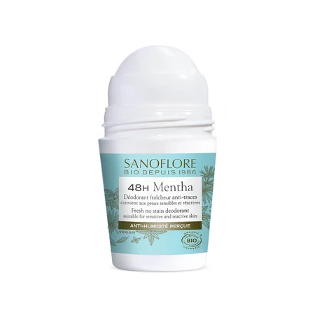 Sanoflore Deodorants Déodorant Bio 48h Mentha femme et homme 2x50ml