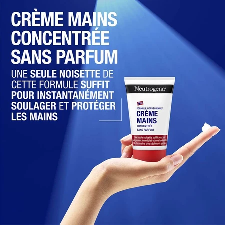 Neutrogena Crème Mains Hydratante Concentrée Peaux très sèches 2x50ml