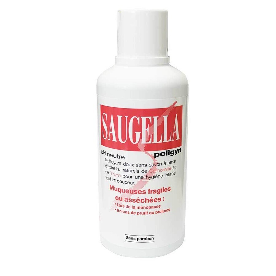 Buy Saugella Poligyn Gentle Intimate Cleanser Muqueuses Fragiles Ou Assechees 500ml Saugella Poligyn Gentle Intimate Cleanser Muqueuses Fragiles Ou Assechees 500ml