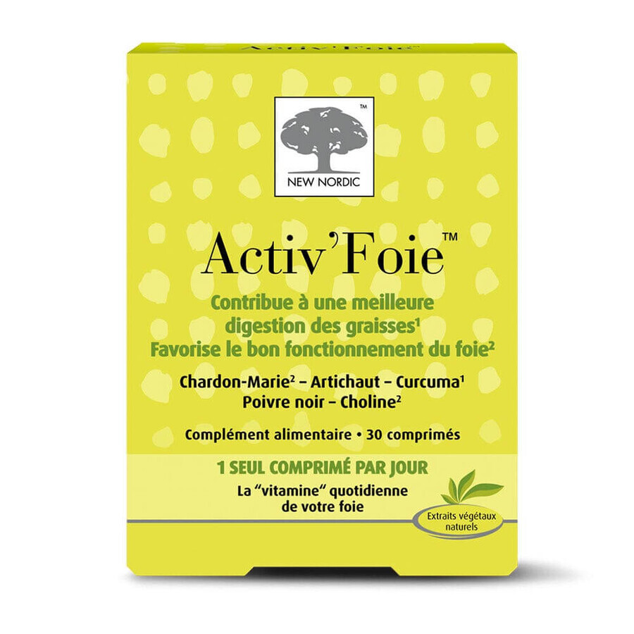 Nuevo Nordic Activates foie 30 comprimidos