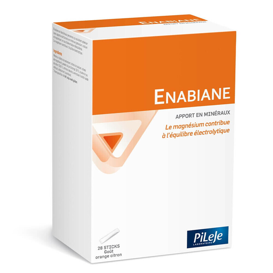 Pileje Enabiane Enabiane 28 Sabor Naranja y Limón Saveur Naranja-Citrón 28 sticks