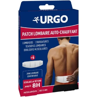 Urgo Patch Auto-Chauffant Lombaires 8h x4