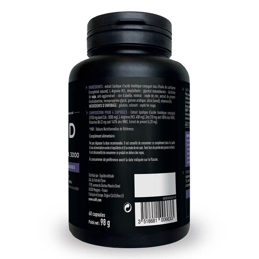 Eafit Ripped Max Cla3000 60 Capsule
