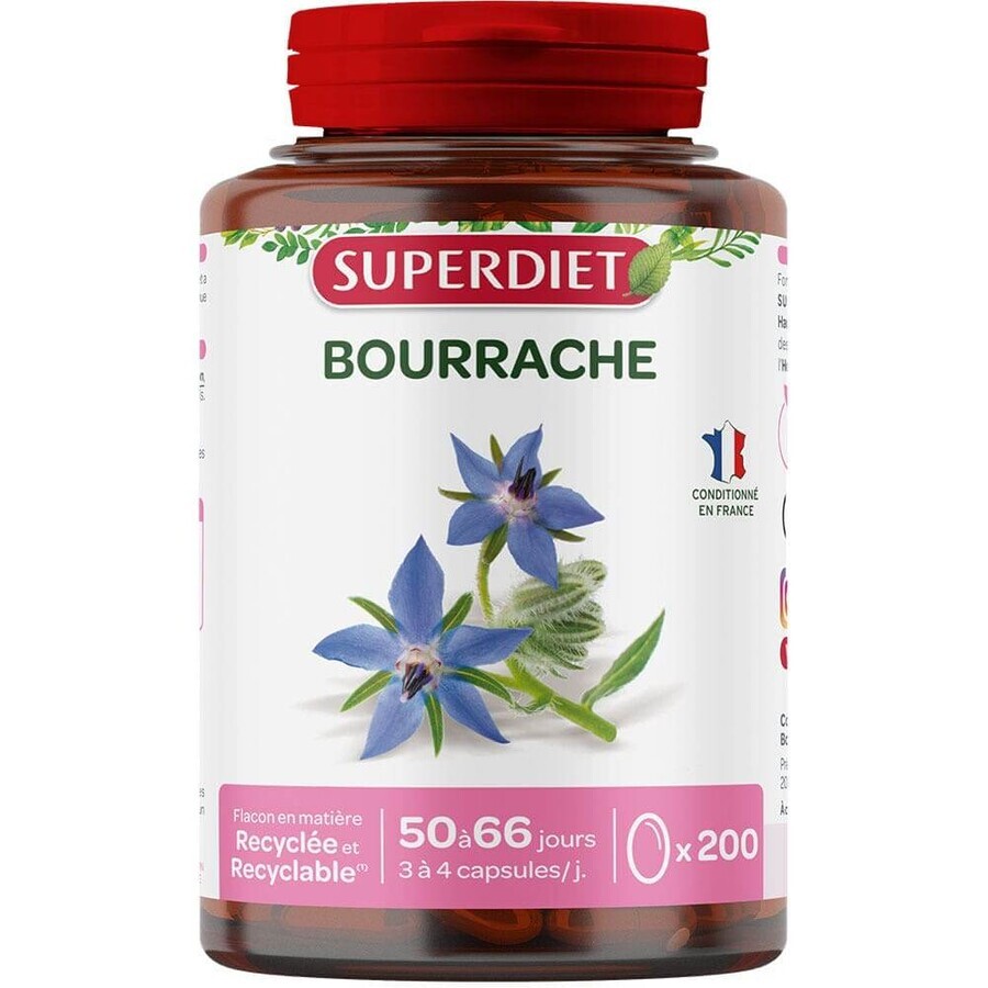 Superdiet Borage 200 capsules