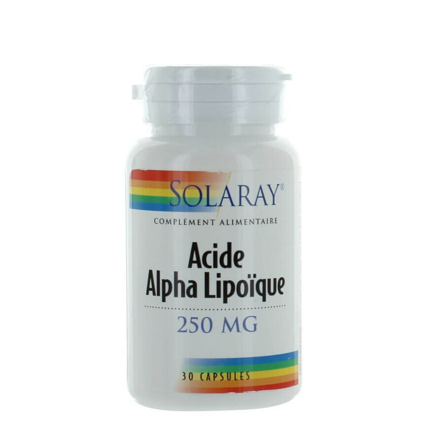 Solaray alfaliponzuur 30 gelules 250 mg