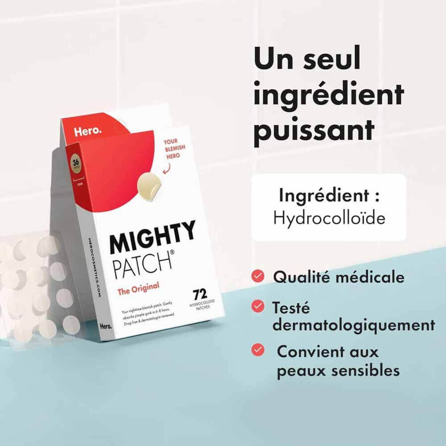 Hero Mighty Patch patch-uri anti-acnee de noapte l'Original x24