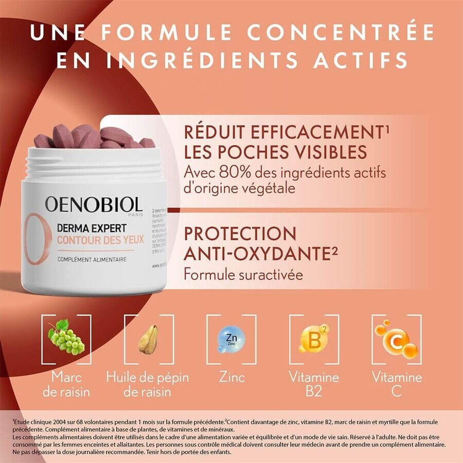 Oenobiol Derma Expert Eye Contour 60 Tablets