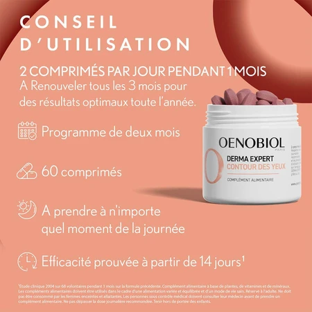 Oenobiol Derma Expert Oogcontour 60 tabletten
