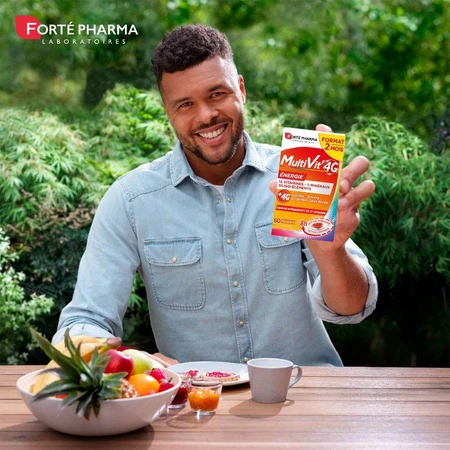 Forté Pharma MultiVit'4G Multivitamin Mineralien und Spurenelemente 60 Tabletten