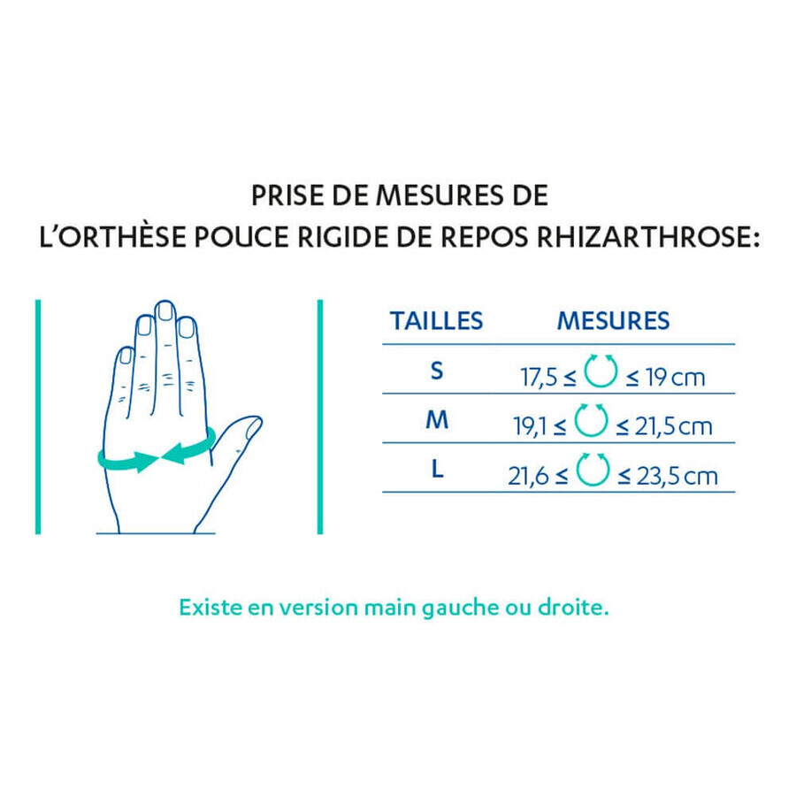 Epitact Orthèse Pouce Rigide De Repos Main Gauche x1 Epitact Orthèse Pouce Rigide De Repos Main Gauche x1