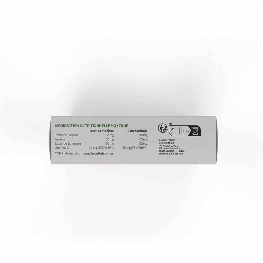 Arkopharma Activox Propolis Miel et citron 20 comprimés à sucer