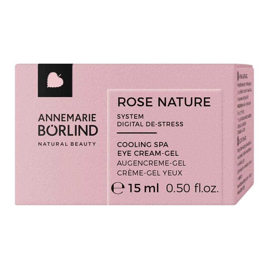 ANNEMARIE BÖRLIND Rose Nature Augenkontur Creme-Gel Pour tous les skins types 15ml