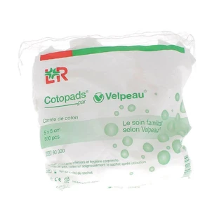 Lohmann Rauscher Velpeau Baumwollpads 5x5cm x500
