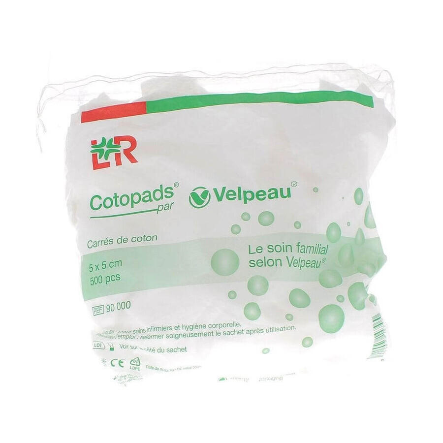 Lohmann Rauscher Velpeau Cotton pads 5x5cm x500