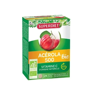 Superdiet Acérola 500 Bio 24 comprimés