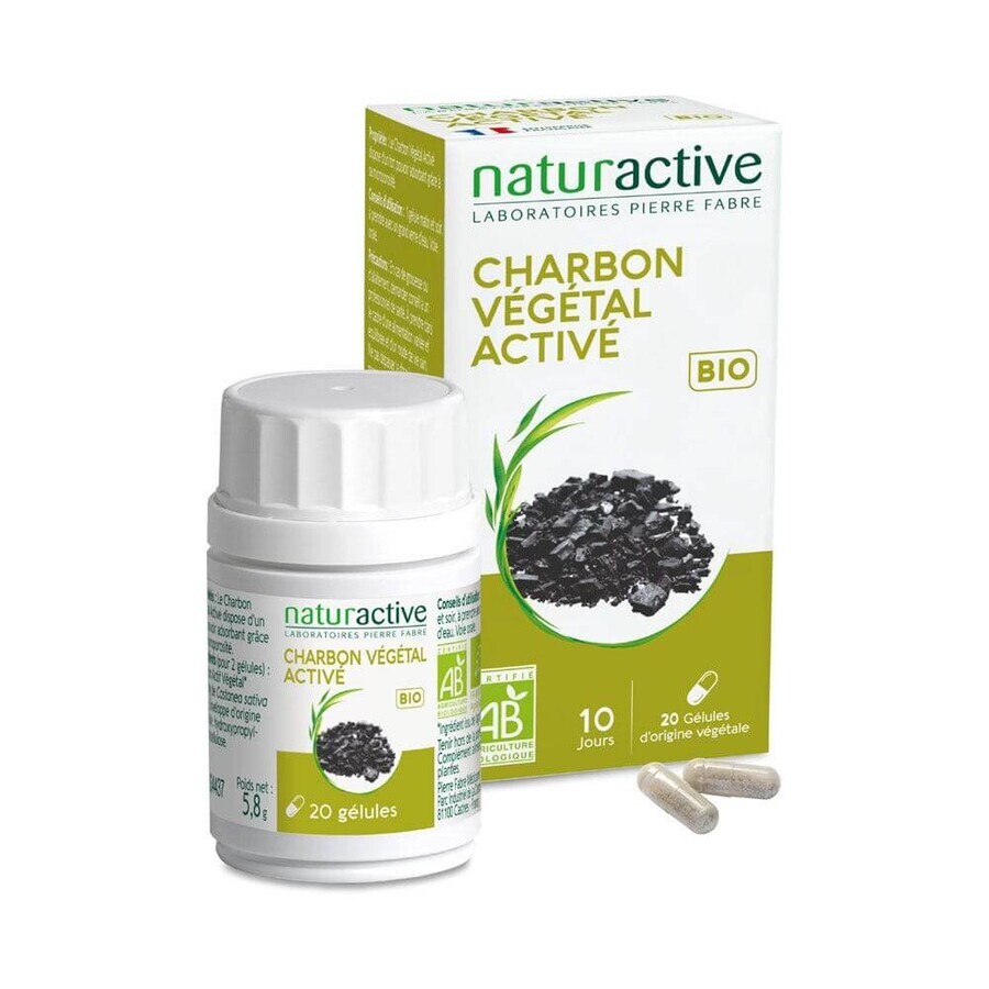 Naturactive Plant Charcoal 28 Capsules 20 gélules