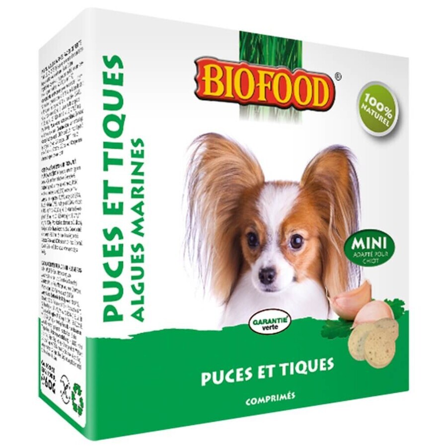 Biofood Mini Anti-vlooien en teken met Marina 100 tabletten