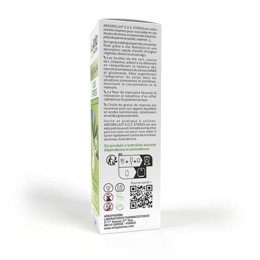 Arkopharma Arkorelax SOS Sress 20ml Arkopharma Arkorelax SOS Sress 20ml