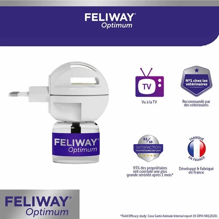 Feliway Optimum Serenity Renforcée Happy Family Kit Difusor y Recarga + Recarga De 48ml