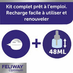 Feliway Optimum Serenity Renforcée Happy Family Kit Diffuser and Recharge + Recharge De 48ml