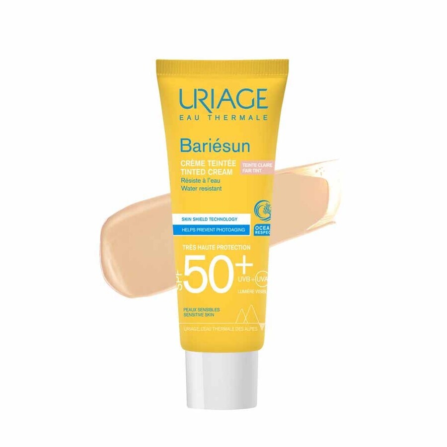 Uriage Bariésun Crème Teintée SPF50+ Teinte Claire 50ml Uriage Bariésun Crème Teintée SPF50+ Teinte Claire 50ml