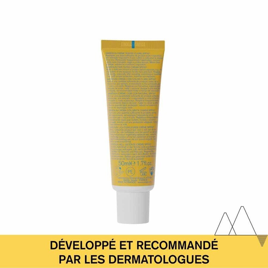 Uriage Bariésun Crème Teintée SPF50+ Teinte Claire 50ml Uriage Bariésun Crème Teintée SPF50+ Teinte Claire 50ml