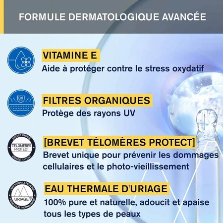 Uriage Bariésun Crema con Color SPF50+ Teinte Claire 50ml