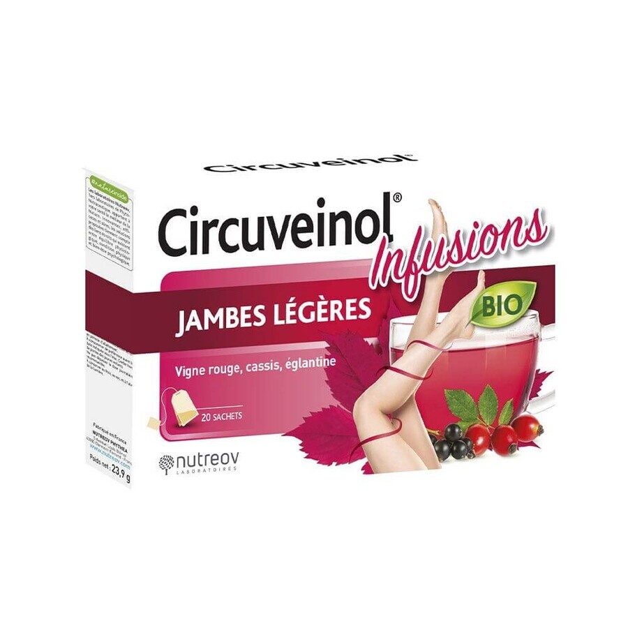 Nutreov Circuveinol Organic Light Legs Infusion 20 sachets