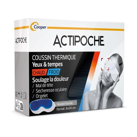 Actipoche Coussin Thermique Masque Yeux Et Tempes