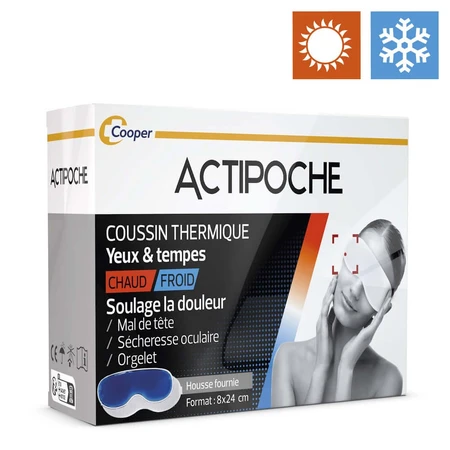 Actipoche Coussin Thermique Masque Yeux Et Tempes
