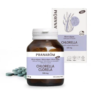 Pranarôm Microalgae ORGANIC CHLORELLA 150 Tablets