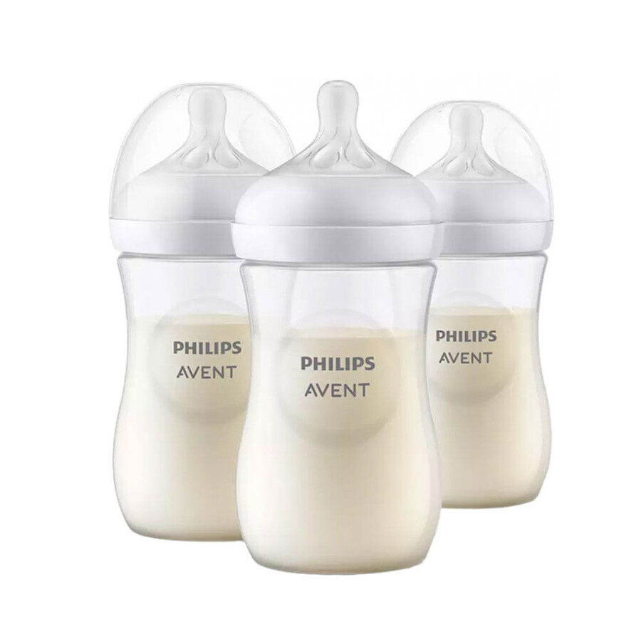 Buy Avent Natural Response Bottle 1 month and over 3x260ml Avent Natural Response Bottle 1 month and over 3x260ml