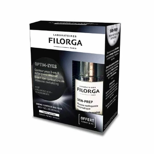 Filorga Optim-Eyes Coffret Contour des Yeux 3en1 + Mousse Nettoyante