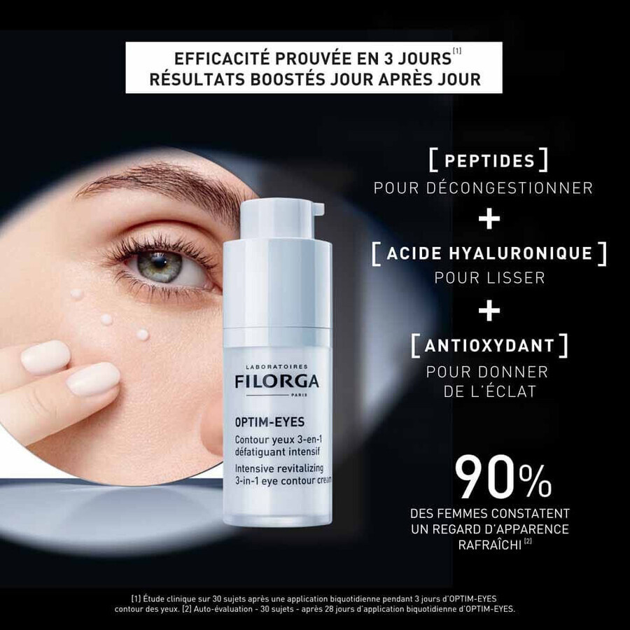 Filorga Optim-Eyes Coffret Contour des Yeux 3en1 + Mousse Nettoyante