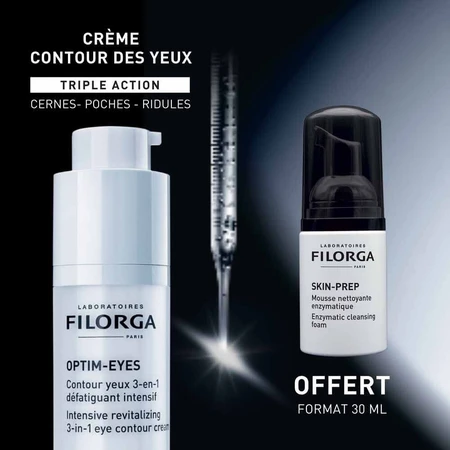 Filorga Optim-Eyes Coffret Contour des Yeux 3en1 + Mousse Nettoyante