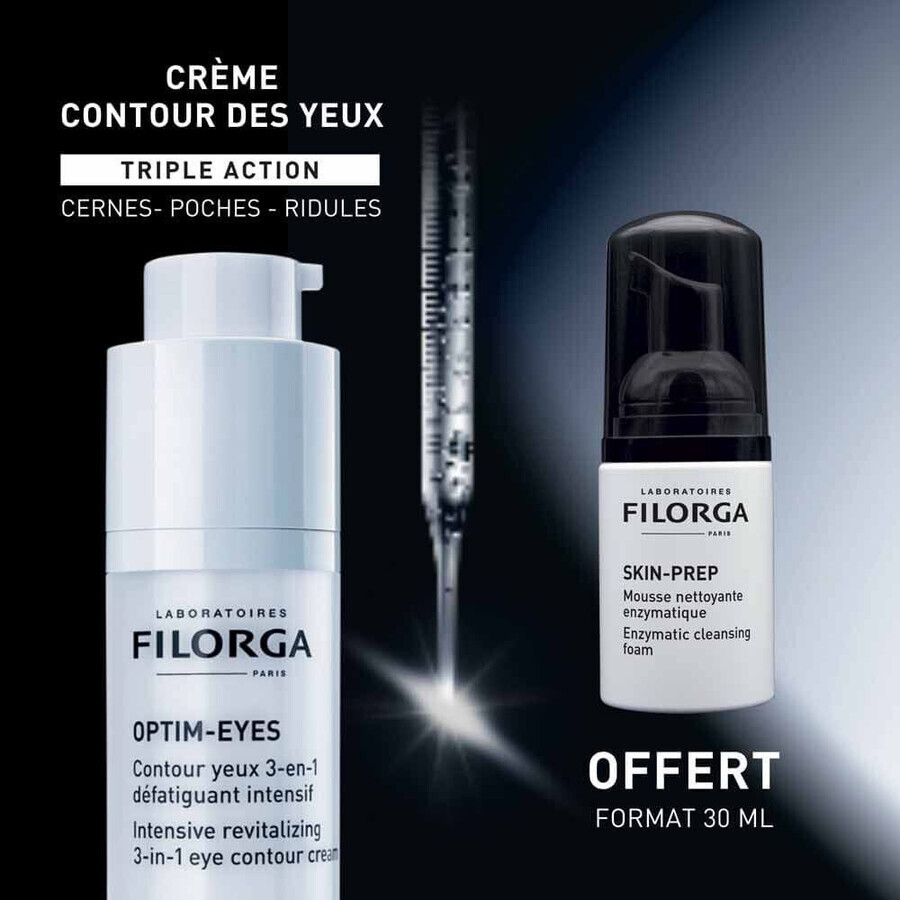 Filorga Optim-Eyes Coffret Contour des Yeux 3en1 + Mousse Nettoyante