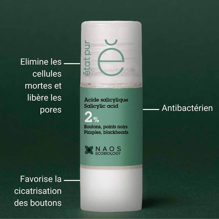 Etat Pur Ingrediente active pure Acid salicilic 2% Coșuri și puncte negre 15ml Etat Pur Ingrediente active pure Acid salicilic 2% Coșuri și puncte negre 15ml