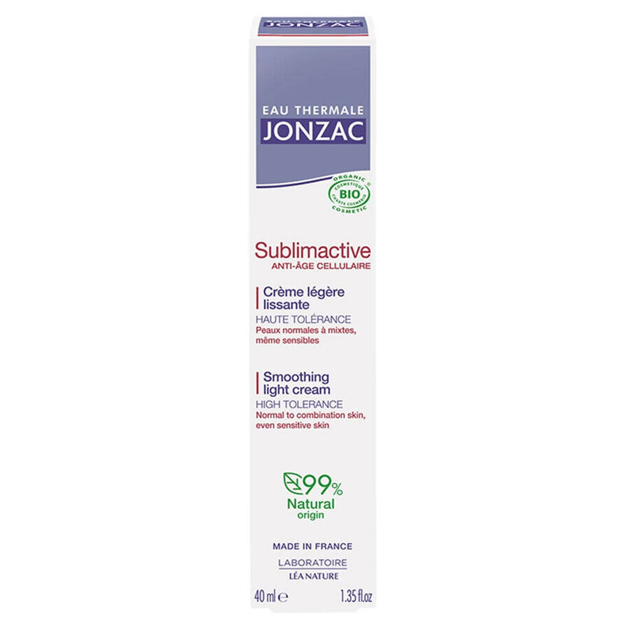 Eau thermale Jonzac Sublimactive High tolerance light cream Liss 40 ml