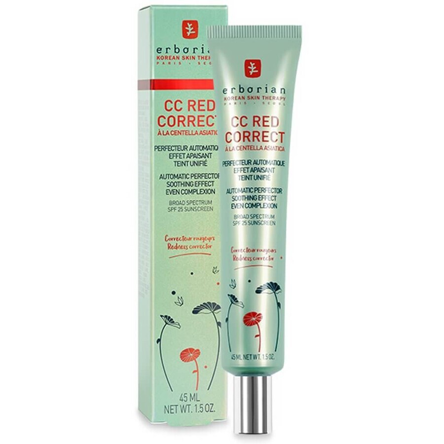 Buy Erborian CC Red Correct perfectore for redness SPF25 45ml Erborian CC Red Correct perfectore for redness SPF25 45ml