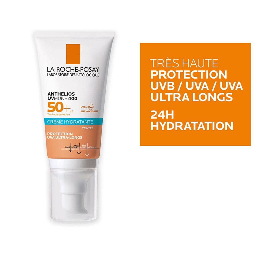 La Roche-Posay Getönte feuchtigkeitsspendende Sonnencreme mit Duft Sehr hoher Schutz SPF 50+ 50ml