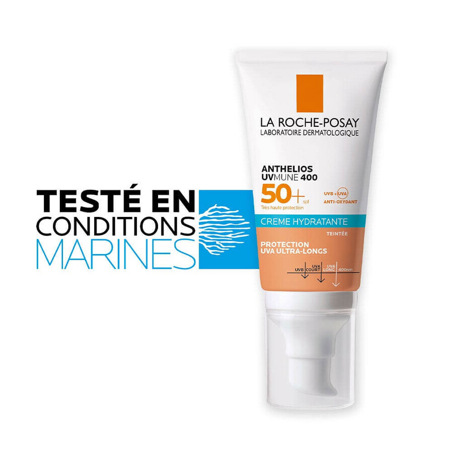 La Roche-Posay Getönte feuchtigkeitsspendende Sonnencreme mit Duft Sehr hoher Schutz SPF 50+ 50ml