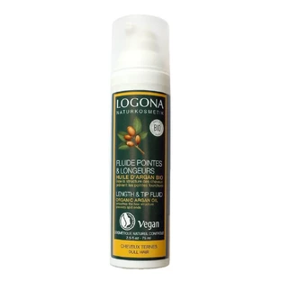 Logona Organic Argan No-Rinse Fluid voor punten en lengtes 75ml