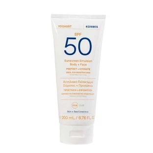 Korres Yogurt Sun Cream Gesicht und Körper SPF50 200 ml